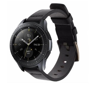 Шкіряний ремінець Primo Classic для годин Samsung Galaxy Watch 42 mm (SM-R810) Black