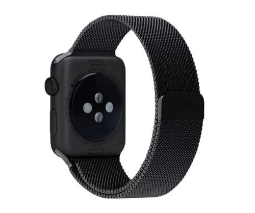 Міланський сітчастий ремінець Primo для Apple Watch 42mm / 44mm / 45mm - Black