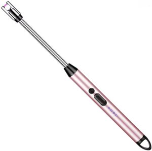 Імпульсна USB запальничка Primo з вбудованим акумулятором для газової плити, духовки, розпалу - Pink