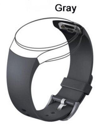 Силіконовий ремінець Primo для годин Samsung Gear S2 Sports SM-R720 / SM-R730 Grey - опт