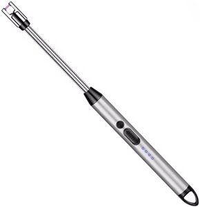 Імпульсна USB запальничка Primo з вбудованим акумулятором для газової плити, духовки, розпалу - Silver