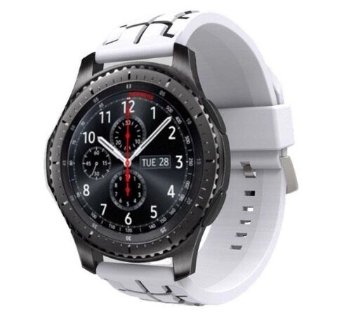 Силіконовий ремінець Primo Splint для годинника Samsung Gear S3 Classic SMR770 / Frontier RM760 White & Black
