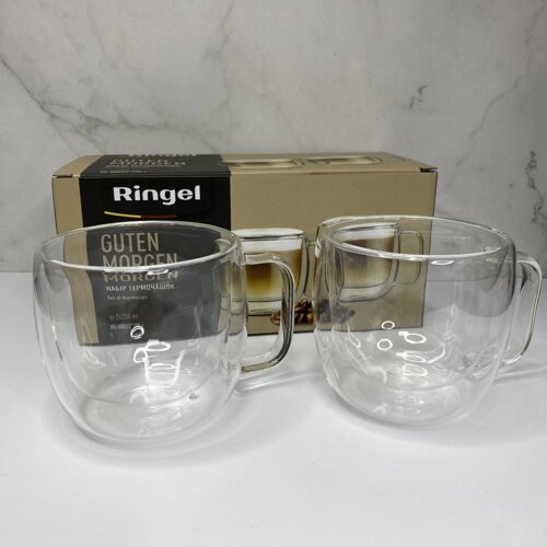 Набір чашок з подвійними стінками Ringel Guten Morgen 2 шт 280 мл RG-0002/200