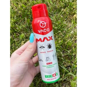 Спрей від комарів і кліщів з пантенолом Vaco Max 100 мл DV74