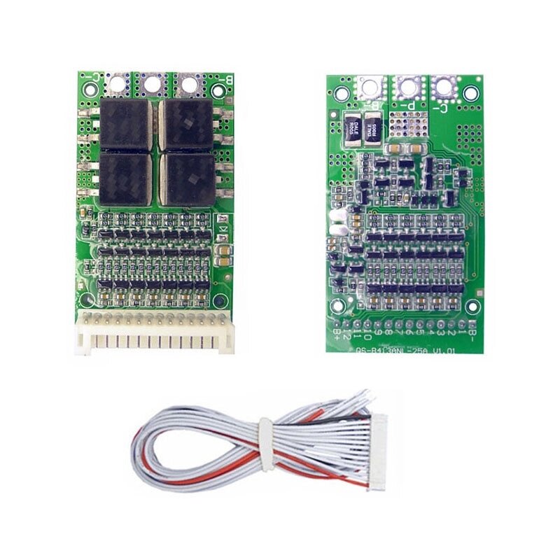 Универсальная плата защиты PCM / BMS 6-13S 25A ##от компании## Интернет-магазин Кo-Di - ##фото## 1
