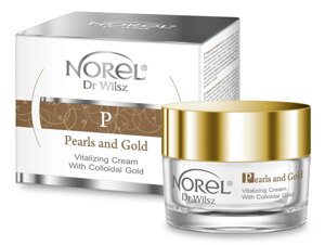Крем з колоїдним золотом Норель, Norel Pearls and Gold Vitalizing, 50 мл