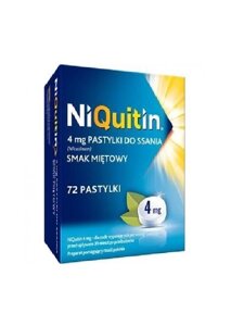 (Niquitin) Никвитин, 4 мг, ліки, що допомагає кинути палити, 72 пастилки