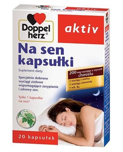 Препарат для сну, Doppelherz aktiv, 20 капс - опис