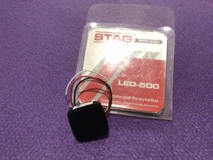 Перемікач (кнопка) газ/бензин LED-500 для систем STAG