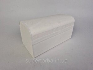 Паперовий рушник V складання білий целюлоза 150 аркушів "Кохавинка"