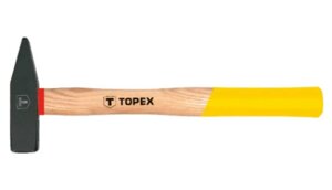Молоток столярний TOPEX 500 г, рукоятка дерев'яна (02А405)