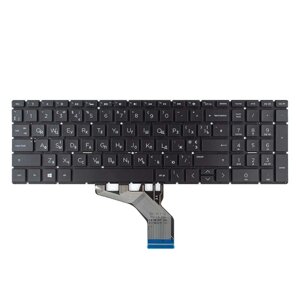 Клавіатура для HP pavilion 15-DA 15-DB 15-DX 15-DR 15-DW 15-CX 15-CS, 250 255 G7, RU/UA, чорна, с