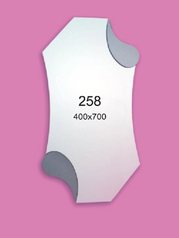 Дзеркало для ванної кімнати 400х700 Ф258 від компанії Інтернет-магазин "KOMAMI" - фото 1