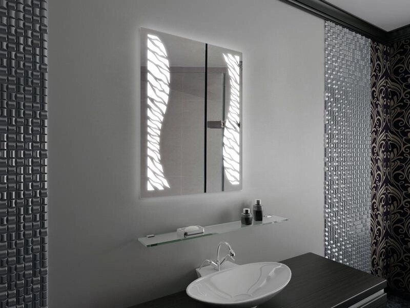 Дзеркало LED (60 * 80 * 2 см) "ZEBRE" PR-D12 від компанії Інтернет-магазин "KOMAMI" - фото 1