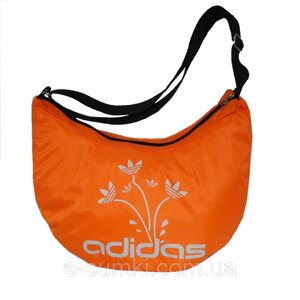 Жіноча спортивна сумка маленька, яскраво-помаранчева 34х28х18 см