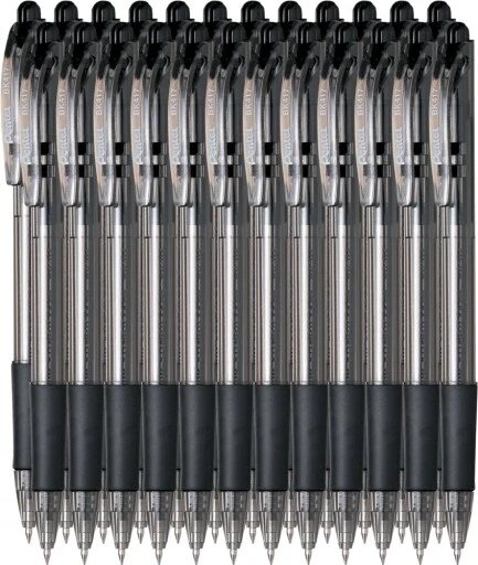 8 шт. шт. чорна ручка 0.7mm Pentel автоматична Wow Bk417 24 від компанії MyHome - фото 1
