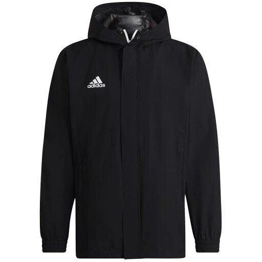Adidas чоловіча вітровка з капюшоном Entrada 22 розмір протидощова весняна перехідна від компанії MyHome - фото 1