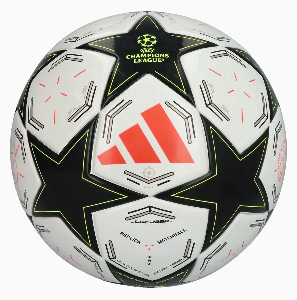 Adidas м'яч Ucl 24/25 ліга J290 Ix4058 р. 4 футбольний чемпіонат Junior 290g від компанії MyHome - фото 1