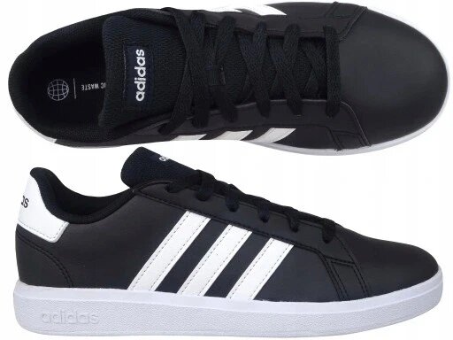 Adidas спортивні черевики з еко шкіри чорні розмір 40 Grand Court 2.0 Gw6503 р. 40 від компанії MyHome - фото 1