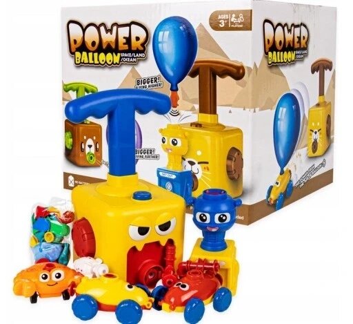 Aig Power Balloon Yellow Monster Launcher Driven Cars накачують повітряні кулі 8726. від компанії MyHome - фото 1