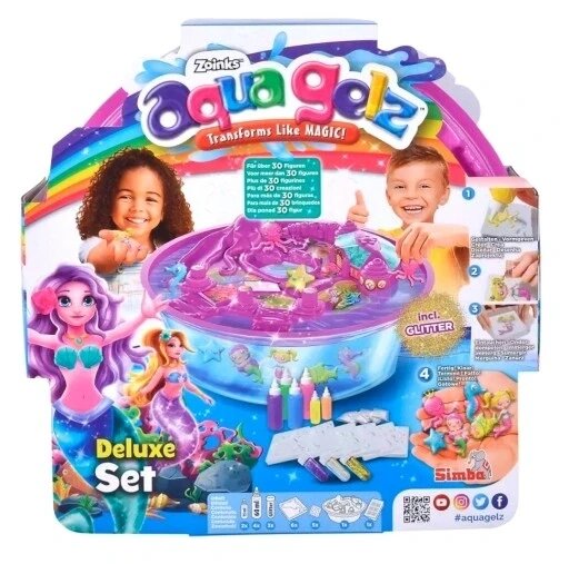 Aqua Gelz великий креативний набір Magical Mermaids 6 гелів + аксесуари Siren Keative Set 6 Simba. від компанії MyHome - фото 1