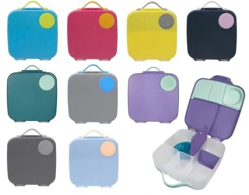 B. box Bb400603 ланч бокс Lilac Pop 2 фіолетово-зелений Lunchbox Breakfast Box 2000 мл 11 кольорів. від компанії MyHome - фото 1