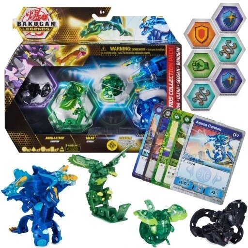 Bakugan Legends Battle Set 5 фігурок картки 5 Spin Master 6065913 20140064. від компанії MyHome - фото 1