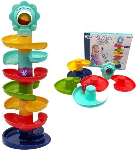 Ball Track Set Woopie Launcher великий м'ячий комплект спіраль 2 м'ячі. від компанії MyHome - фото 1