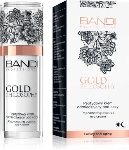 Bandi 30ml омолоджувальний крем під очі з пептидами Gold Philosophy від компанії MyHome - фото 1