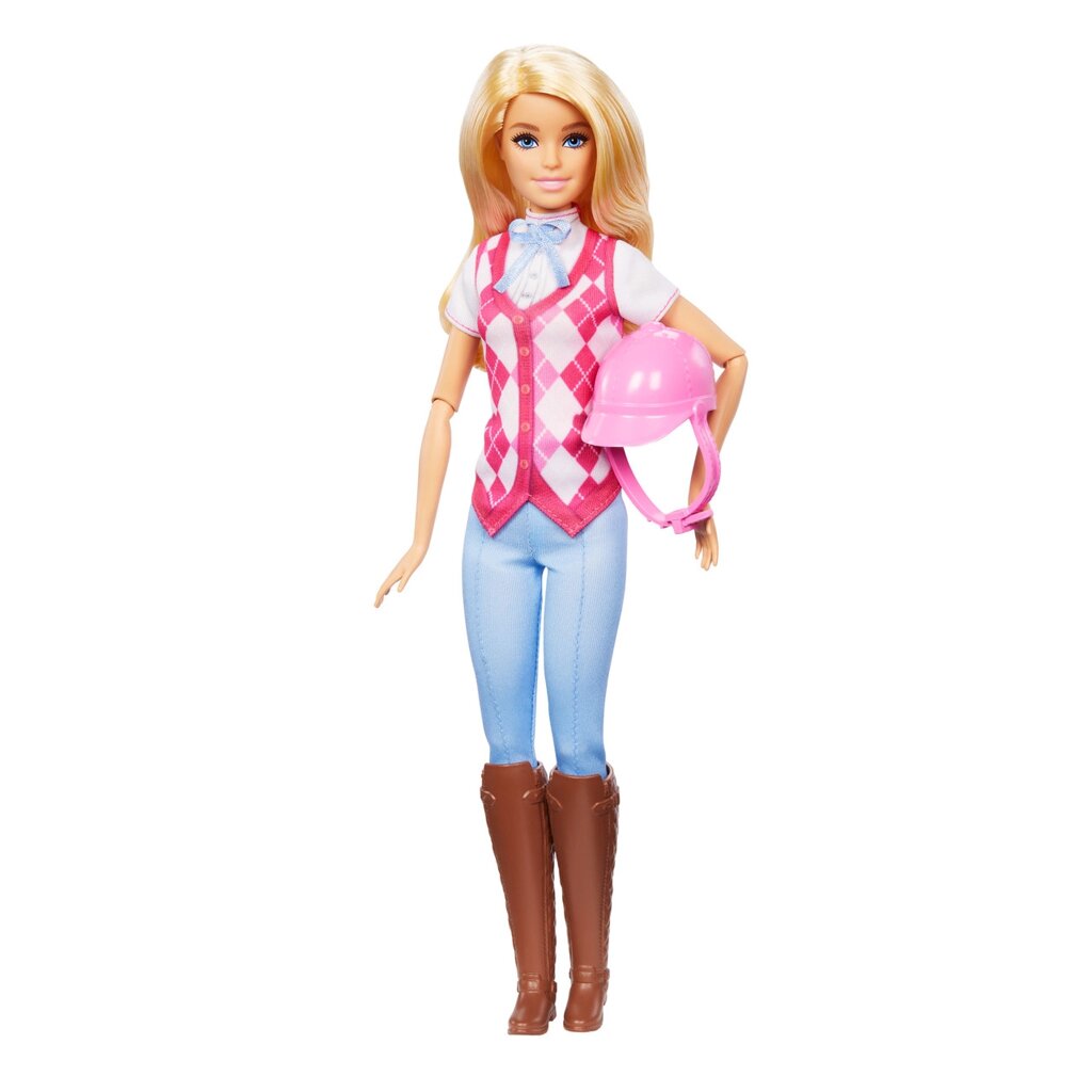 Barbie джокейка малібу кіно-лялька Hxj38 в верховому костюмі від компанії MyHome - фото 1