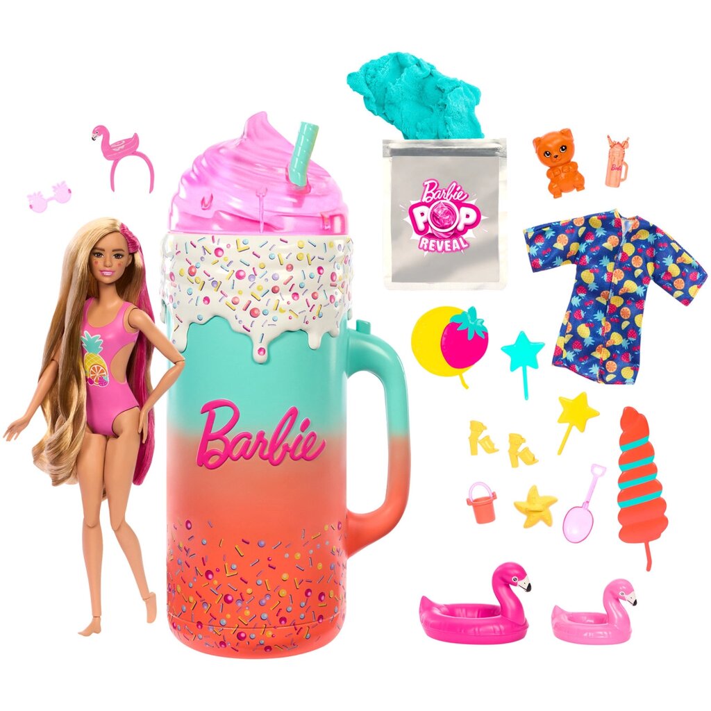 Barbie Pop Reveal подарунковий набір "тропічний смузі" Hrk57 лялька Mattel від компанії MyHome - фото 1