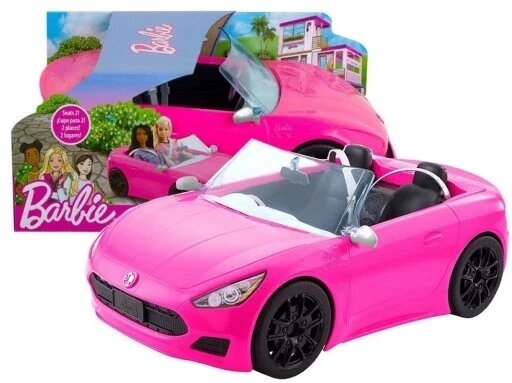 Barbie - рожевий кабріолет Hbt92 машинка барбі рожева машинка-кабріолет для ляльки. від компанії MyHome - фото 1
