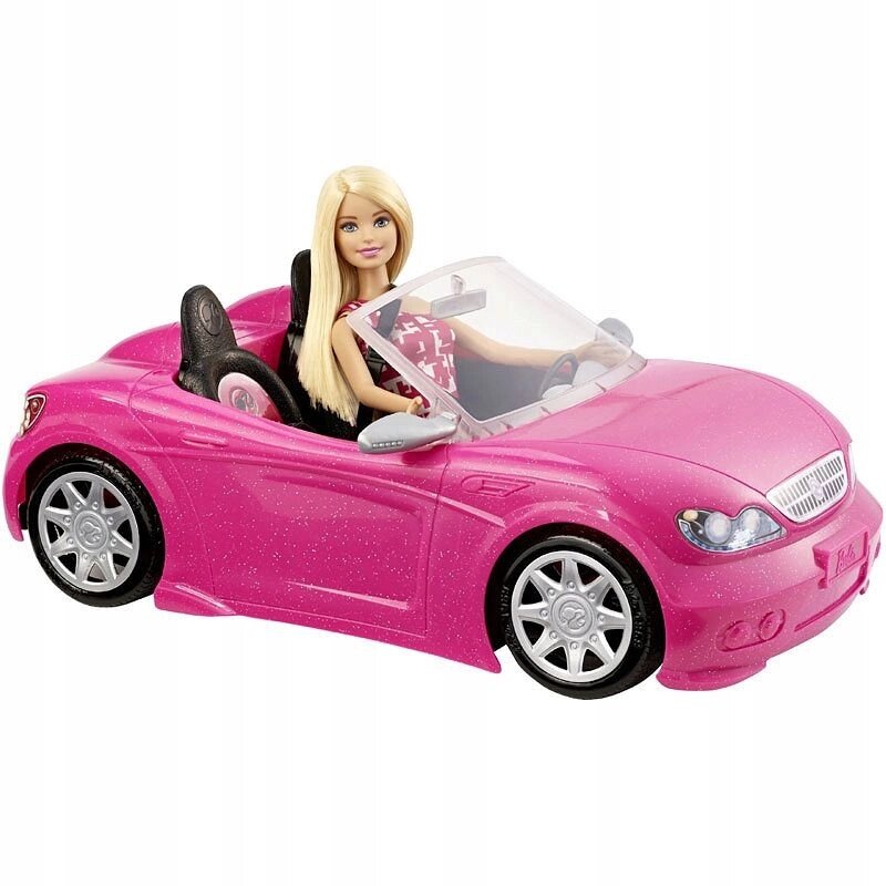 Barbie розкішний кабріолет (djr55) лялька рожевий набір від компанії MyHome - фото 1