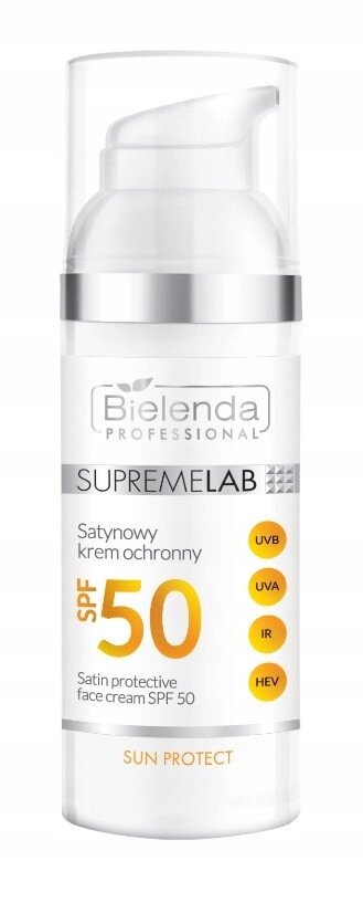 Bielenda сатиновий захисний крем Spf50 50ml Professional Supremelab від компанії MyHome - фото 1