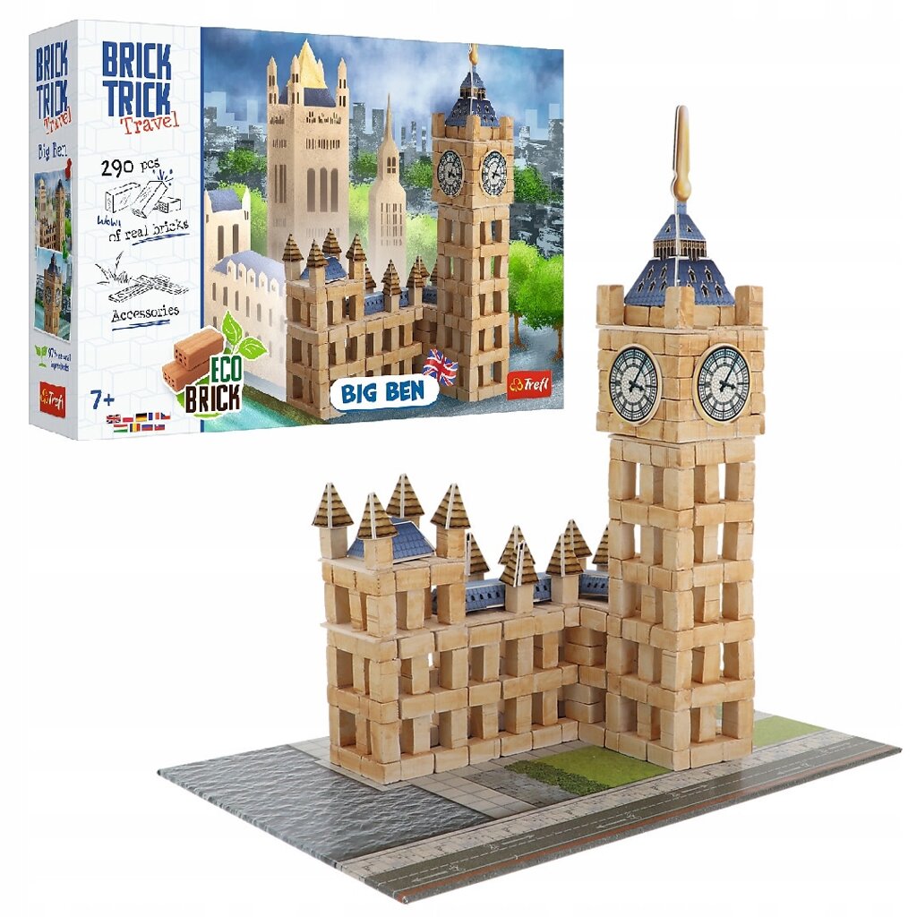 Brick Trick будуй з цеглини подорожі Big Ben 61552 Trefl керамічні блоки 3d від компанії MyHome - фото 1