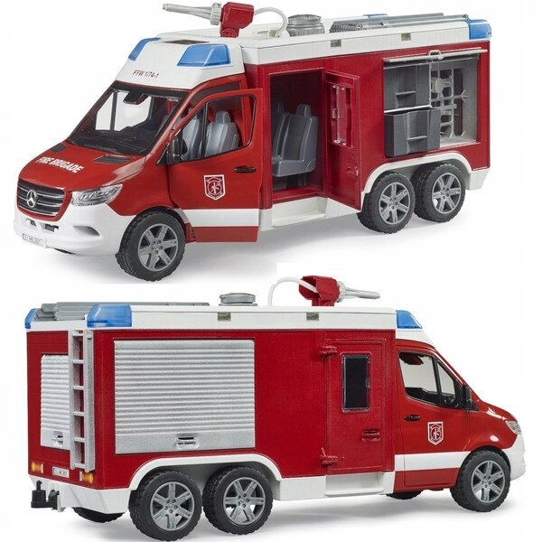 Bruder 02680 Mb Sprinter пожежна варта з гарматою від компанії MyHome - фото 1