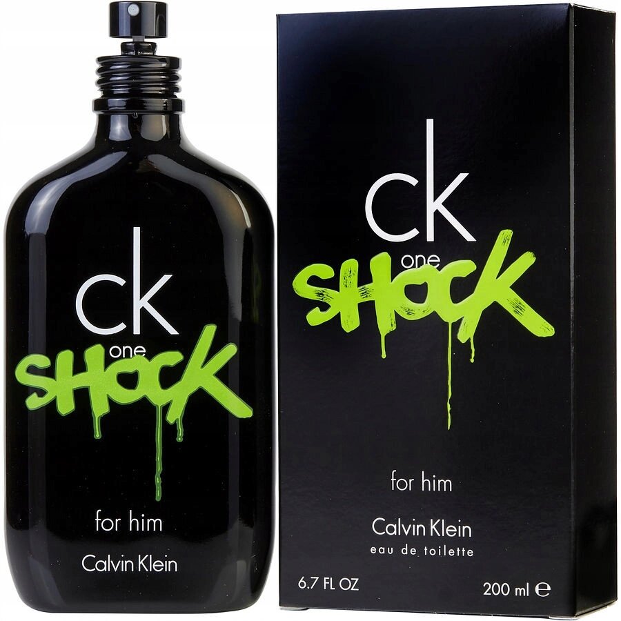 Calvin Klein Ck One Shock 200 Ml туалетна вода для чоловіків Edt продукт Him 200ml від компанії MyHome - фото 1
