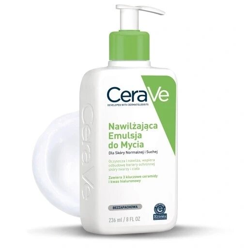 Cerave для сухої та нормальної шкіри 236 мл емульсія для миття тіла зволожуюча 236ml від компанії MyHome - фото 1