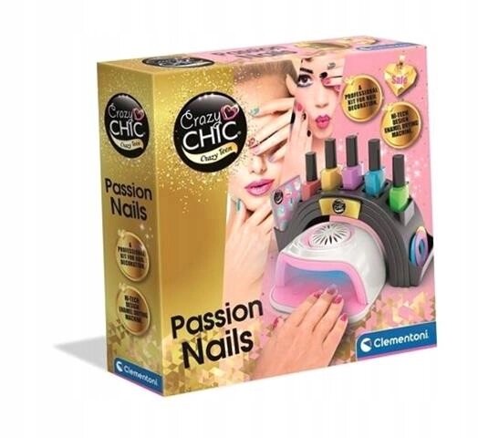 Clementoni Crazy Chic Teen великий салон для нігтів іграшка для маленької стилістки стилізації від компанії MyHome - фото 1