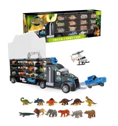 Click4toys світ тварин вантажівка динозавр гелікоптер Aig 5903772583304. від компанії MyHome - фото 1