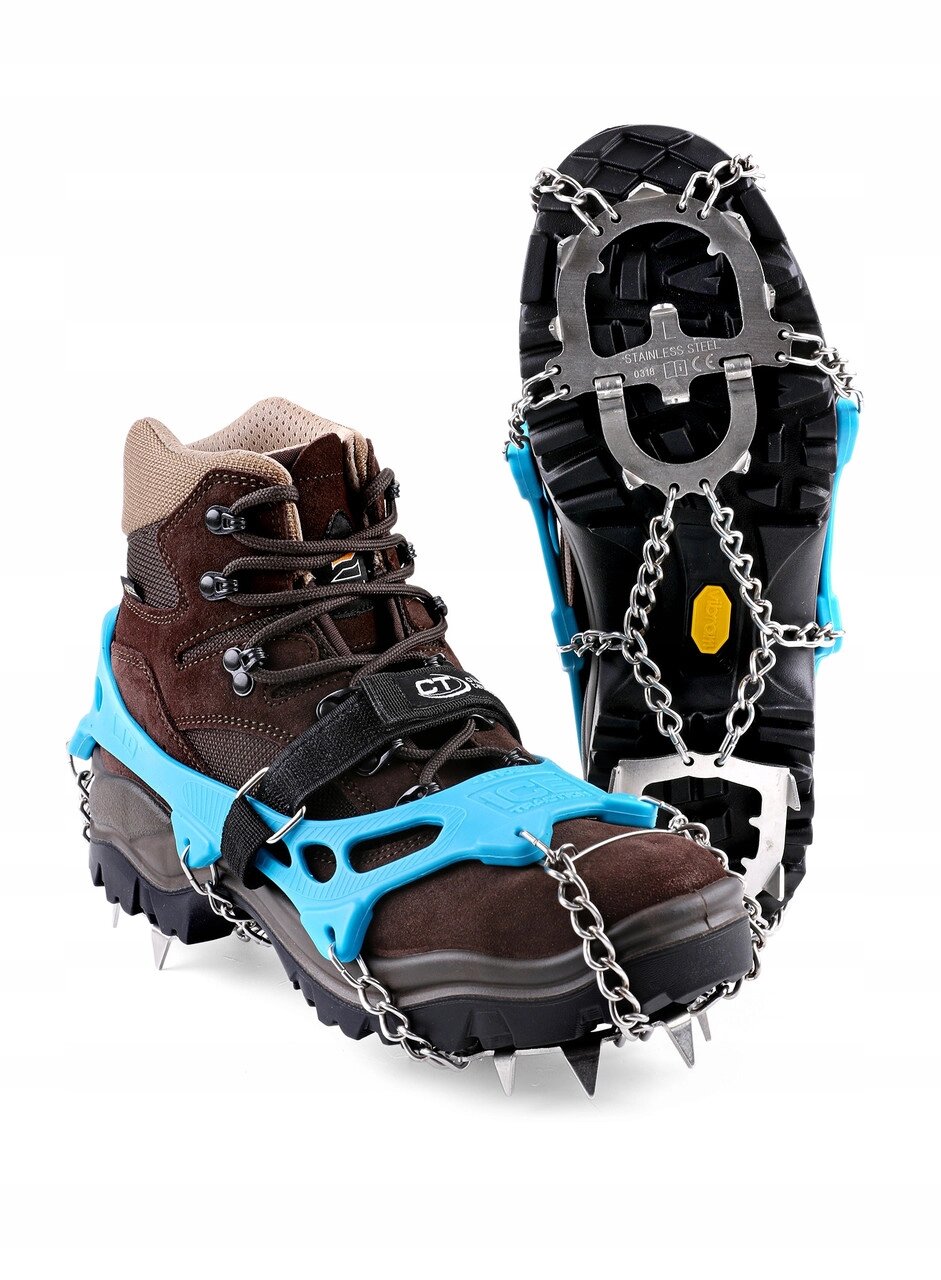 Climbing Technology туристичні шипи 41-43 сині для льоду Ice Traction Crampons Plus від компанії MyHome - фото 1
