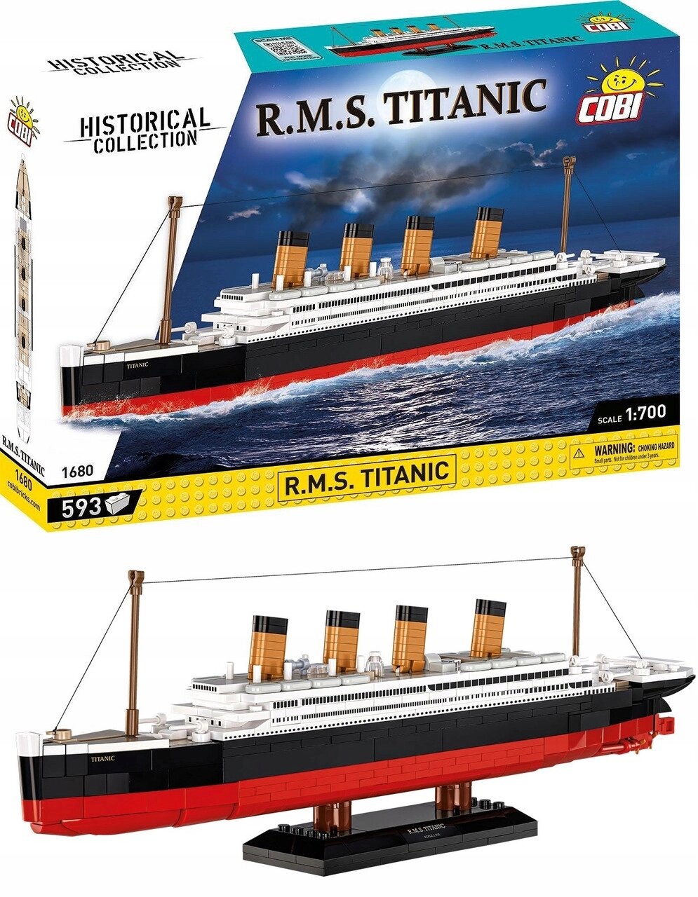 Cobi історична колекція R. m. s Titanic 593ел 1:700 конструктор 1680 від компанії MyHome - фото 1