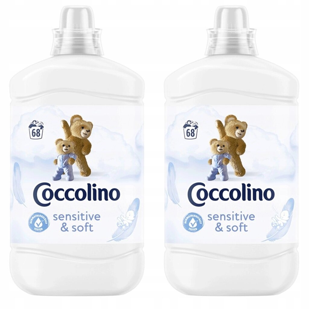 Coccolino Sensitive рідина для змивання тканин Fresh & Soft 2x1,7л 136 прань Creations 68 прань X2 від компанії MyHome - фото 1