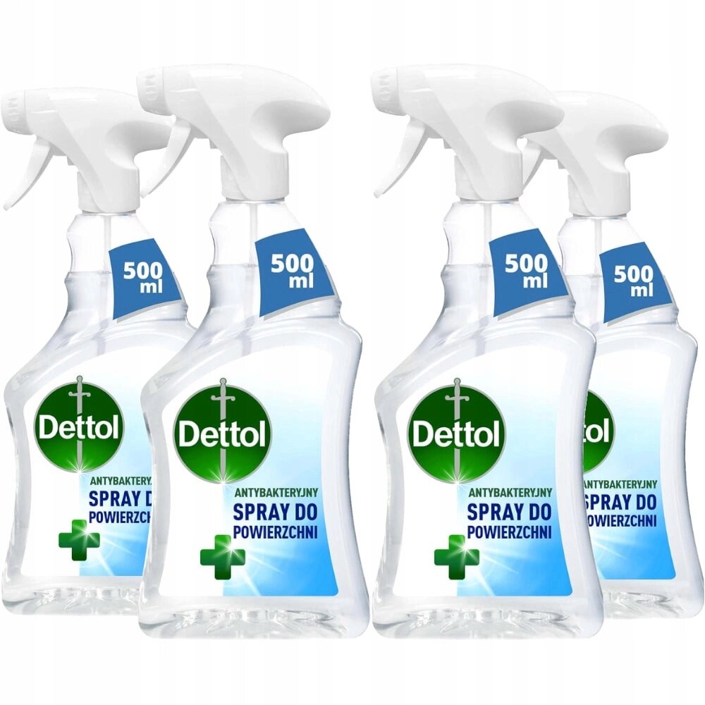 Dettol Original антибактеріальний спрей для чищення поверхонь 500 мл набір 4x для миття від компанії MyHome - фото 1