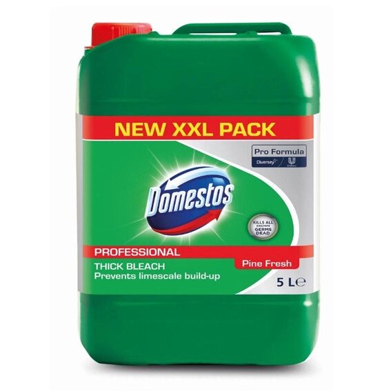Domestos рідина для чищення туалету 5л 24год Plus свіжість сосни від компанії MyHome - фото 1