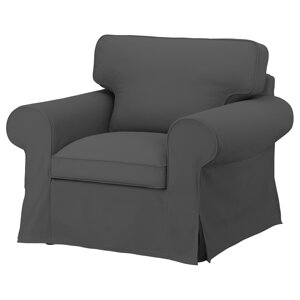 Ікеа ektorp екторп, 193.198.85 крісло, халларп сірий