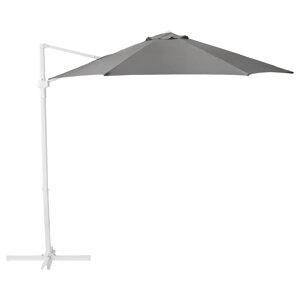Ікеа högön хьогьон, 505.157.42 підвісна парасолька, сірий, 270 см