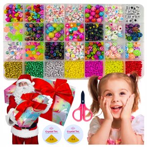 Великий набір для створення браслетів намист та прикрас із бусинами