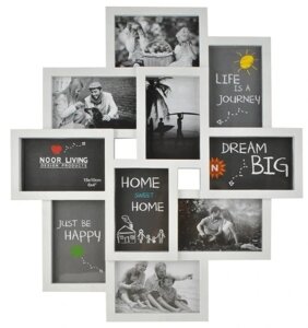 Набір з 2 шт. Велика 3d-рамка для фотографій мультірамка на 10 зображень фотографії картинки