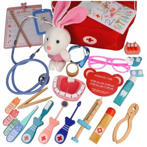 Набір доктор маленький лікар стоматолог 38 шт. + сумка.